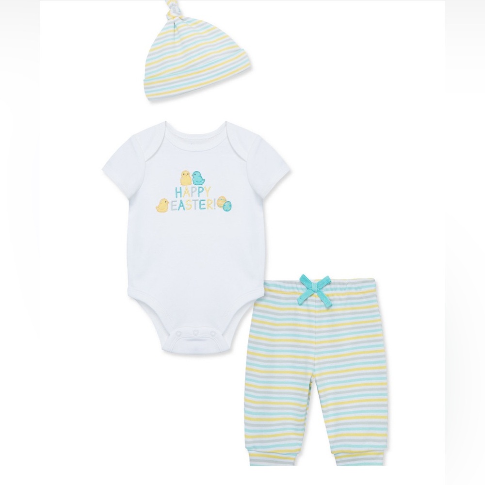 Little Me Happy Easter 3 pcs set 9months